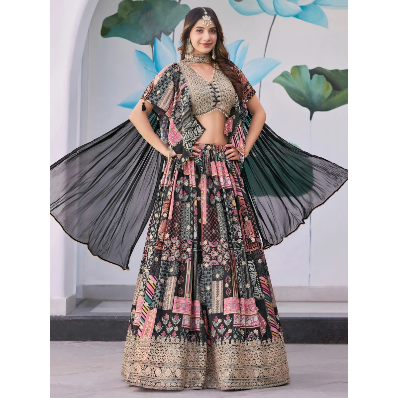 Embroidered Lehenga Choli Set